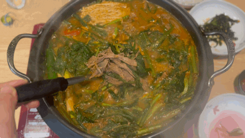  천안 흑염소 맛집 두정동 다미골 / 흑염소전골 + 흑염소무침 후기