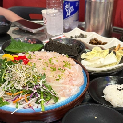 율량동 맛집 마케상회 푸짐한 막회세트