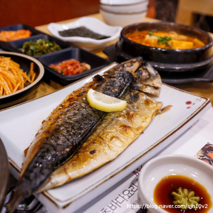  목동 한식 맛집 고등어구이와 해초 매운탕 건강밥상 해초뜰 현대백화점 목동점