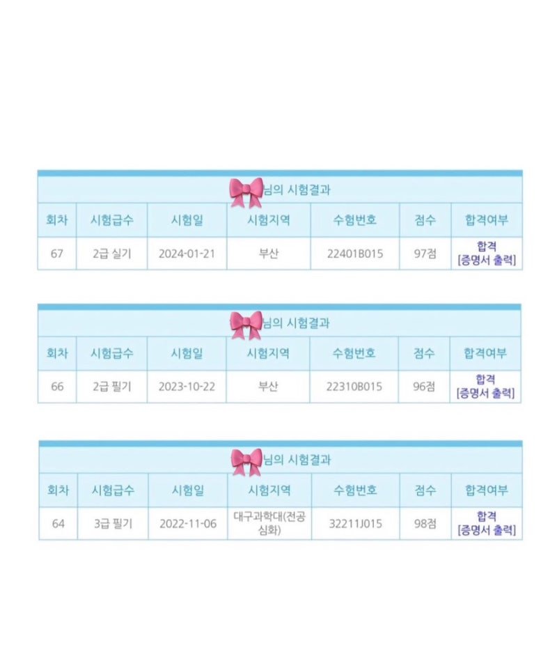 [치과보험청구사 2급] 필기 96점, 실기 97점으로 합격한후기 (시험응시자격/출제범위/참고도서....