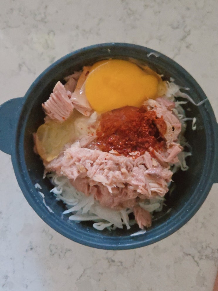  미요의 다이어트 일기 D+4 : 살은 안 빠졌고요, 규현 양참덮은 맛있었어요