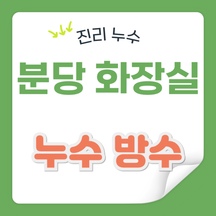  분당 화장실 누수탐지 아파트 천장 안방 거실 방수공사 업체 추천