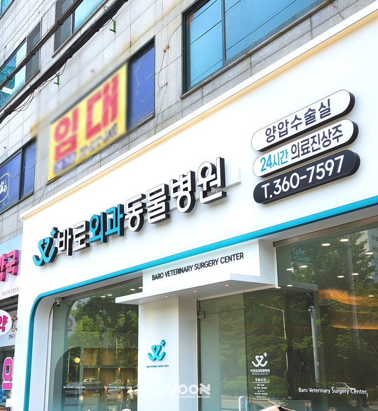 동물병원간판 발걸음을 이끄는 실외부터 실내까지 안양바로외과동물병원 시공 안양병원간판