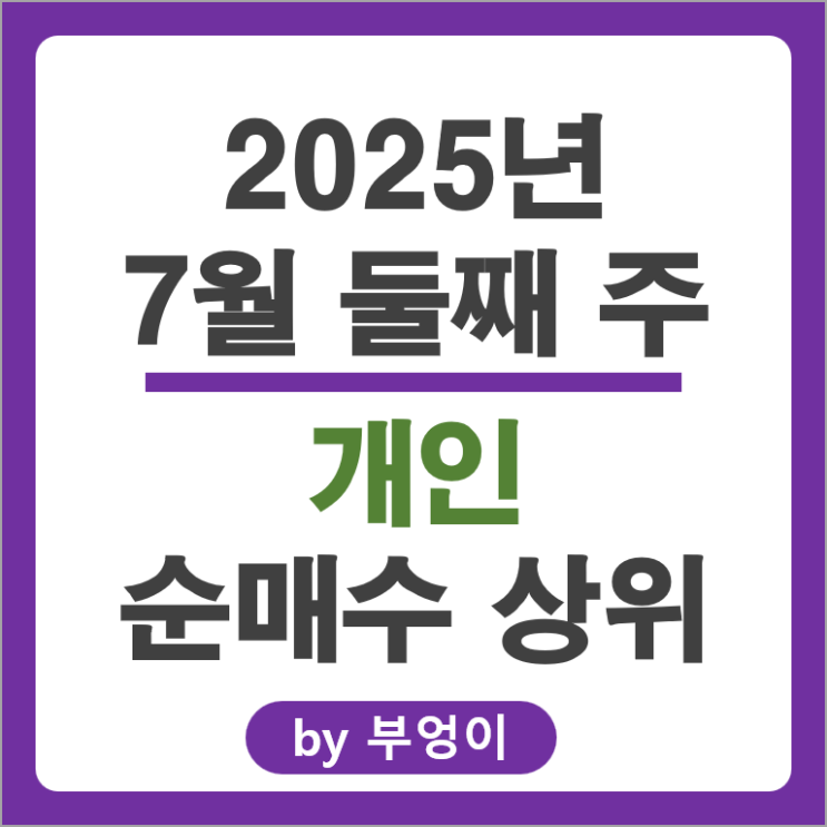 개인 순매수 상위 주식 두산에너빌리티 네이버 하이브 주가