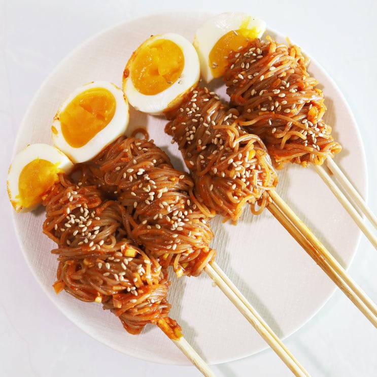  여름별미 냉면을 꼬치에 냉면꼬치 만들기 도전