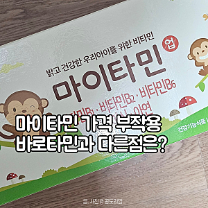 유아 영양제 마이타민 업 나이 가격 부작용 바로타민과 어떻게 다를까?