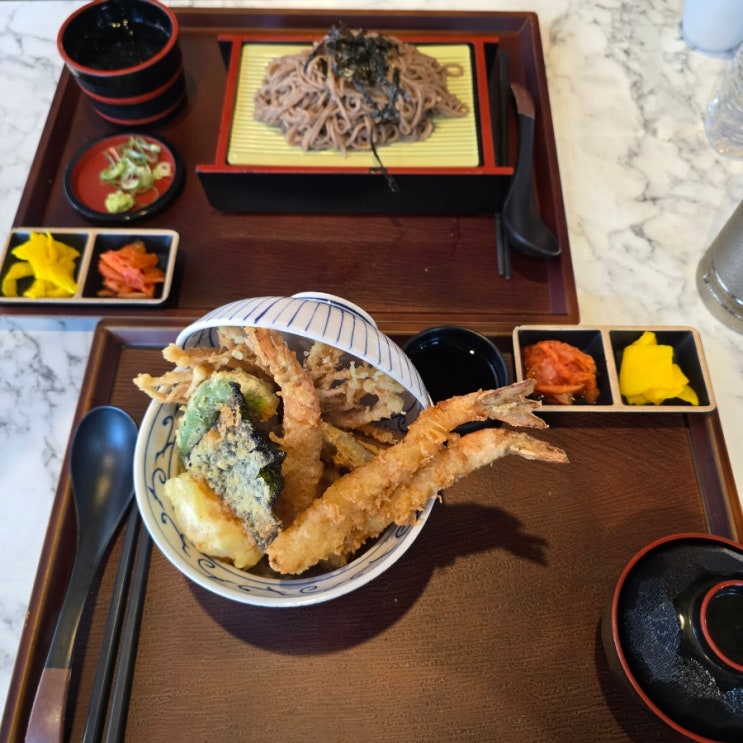  [또간집] 포항양덕동맛집 『 유키가츠&텐동 』 에비텐동, 냉모밀