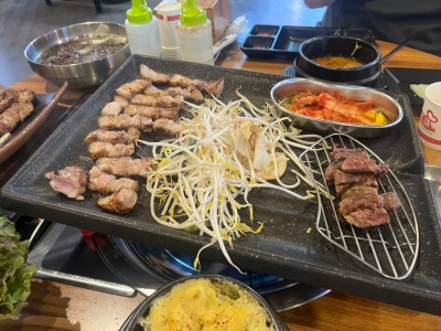직접 구워주는 신중동고기집 맛집 호랭이집 신중동본점(호랭이둘째 세트 추천)