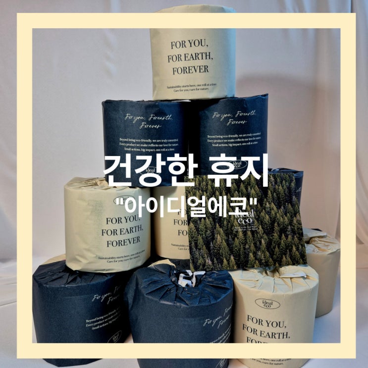 40년 비염러 필수템 먼지 없는 아이디얼에코 대나무 화장지 사용해 봤는데!