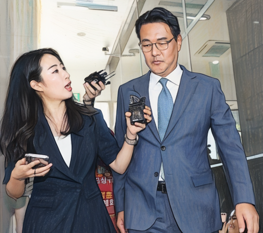 김태효 피의자자 신분으로 특검 출석, VIP <b>격노설 인정</b>.
