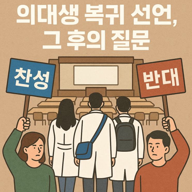 <b>의대생 복귀</b> 선언, 무엇이 문제이고 무엇이 해답인가의대 교육... 