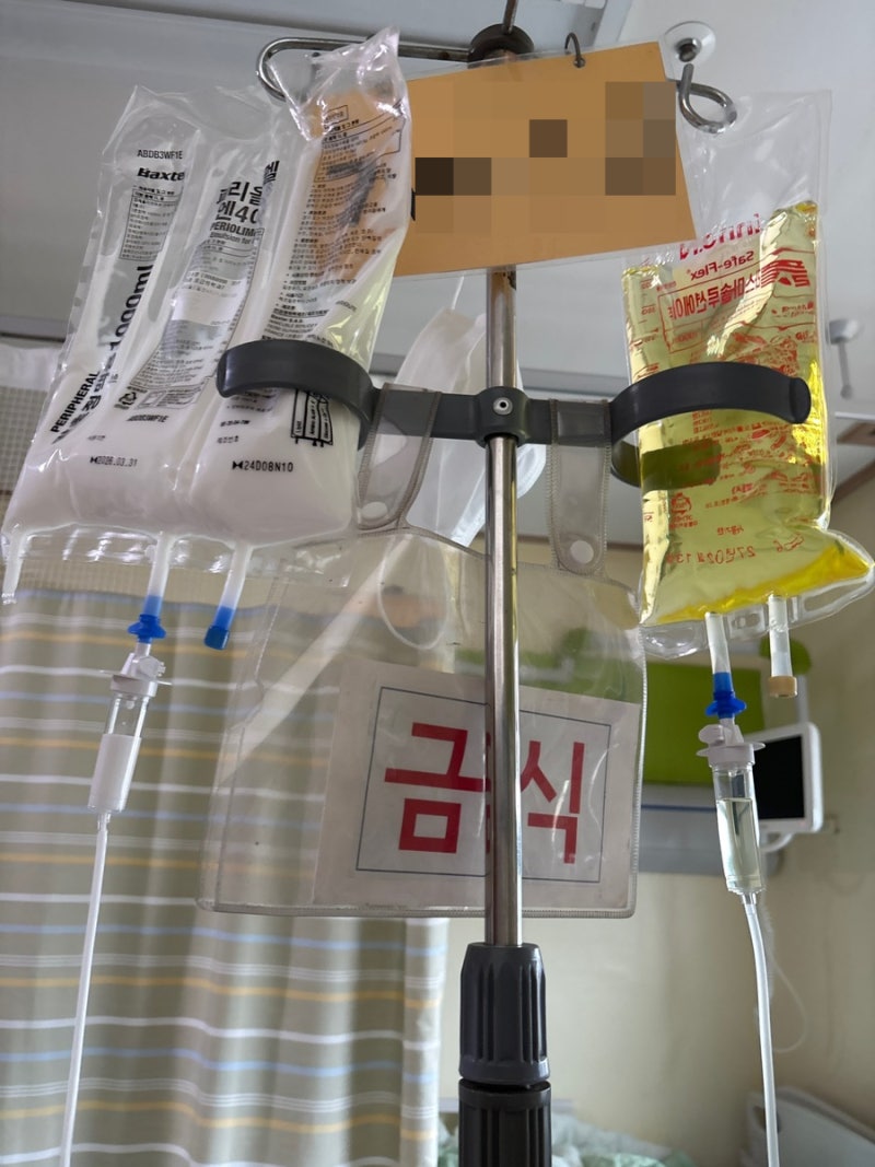 급성장염 6일 입원 후기 :: 증상/회복기간/입원비용/식단/꿀팁