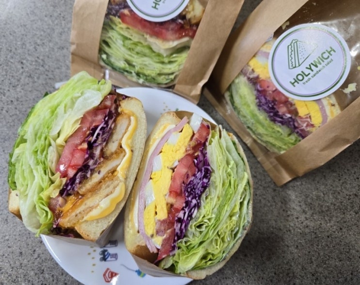  포만감 좋은 다이어트 검단신도시 샌드위치 맛집 홀리위치 메뉴