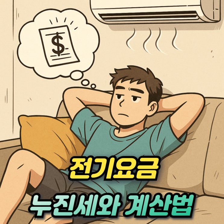  전기요금 누진세 구간별 요금과 계산기 사용방법
