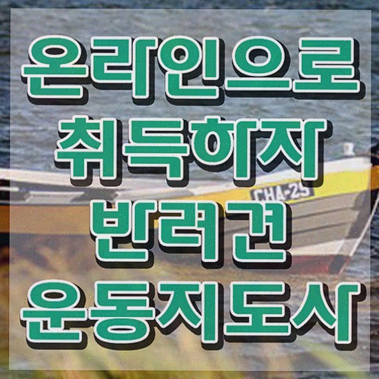  40대여자자격증 , 반려견운동지도사 온라인 교육원 통해서 끝내는 후기