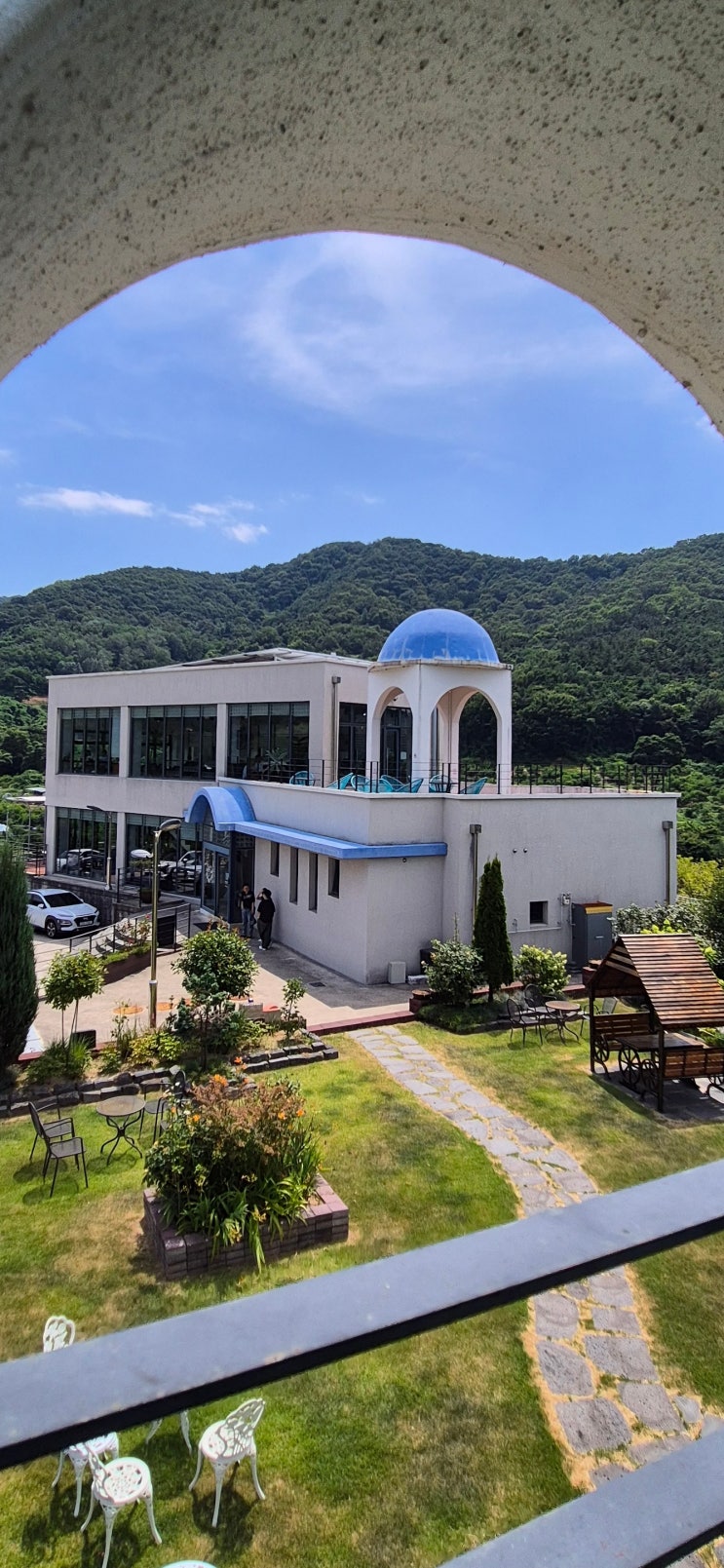  경산 하양 추천 카페 산토리니 마을, 경산 사동 대구한의대 핫플 까페 (사진 많음)