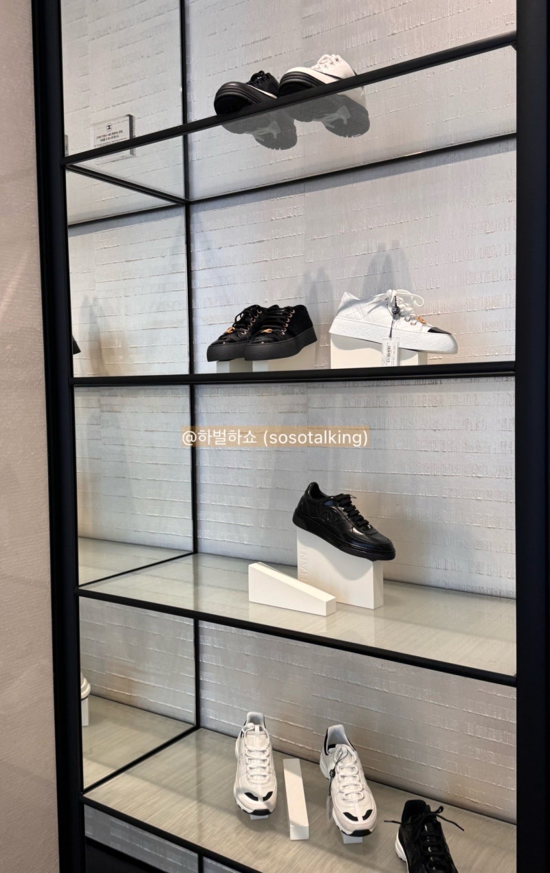 [샤넬] 샤넬여성스니커즈 신상 chanel 운동화 샤포스 스니커즈 구매후기