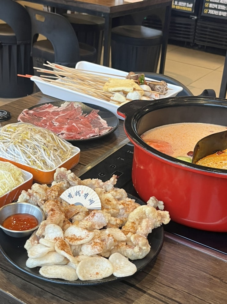  홍대입구역 맛집 상수역 중식 슈츄안꼬치훠궈마라탕