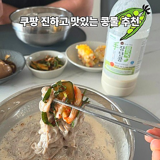 쿠팡 콩물 추천 윤성순장모님 장단콩 콩국 콩국수 추천템