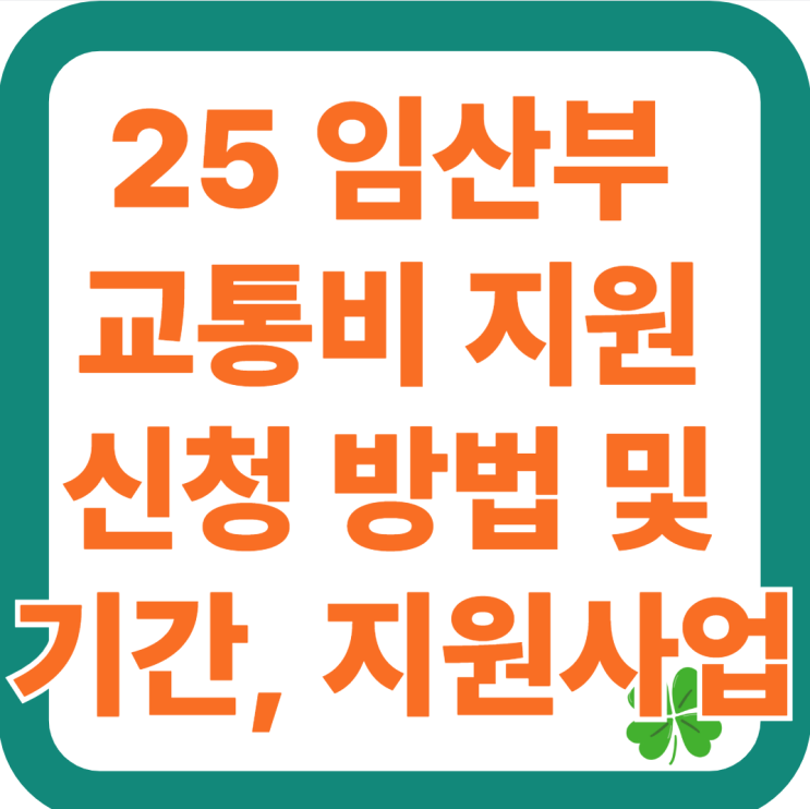  25 임산부 교통비 지원 신청 방법 및 기간, (지원사업 서울,  후기)