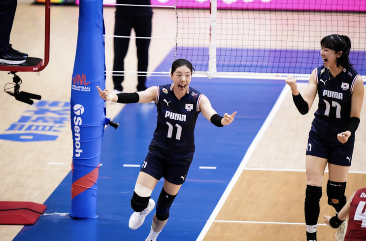 <b>여자배구 VNL</b> 마지막 경기 프랑스전도 0대3 <b>완패</b>, 이제 강등은... 
