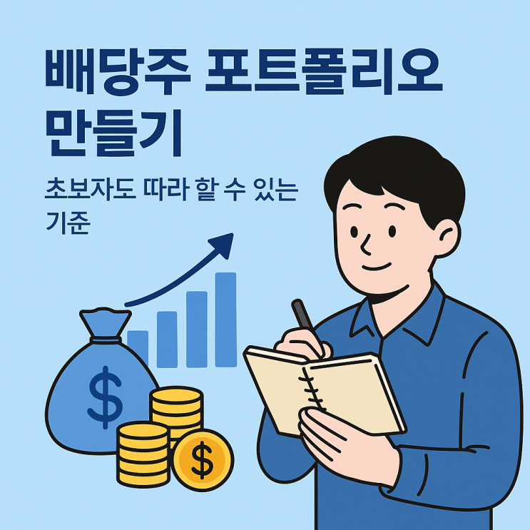  배당금으로 월급 만들기! 배당주 포트폴리오 어떻게 짜야 할까?