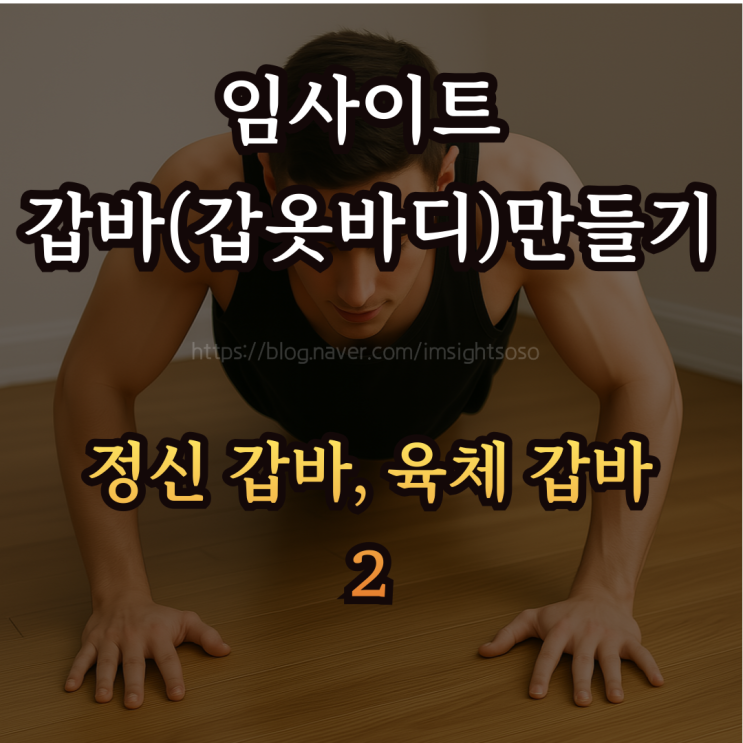  임사이트 갑바(갑옷바디)만들기: 정신 갑바, 육체 갑바 2