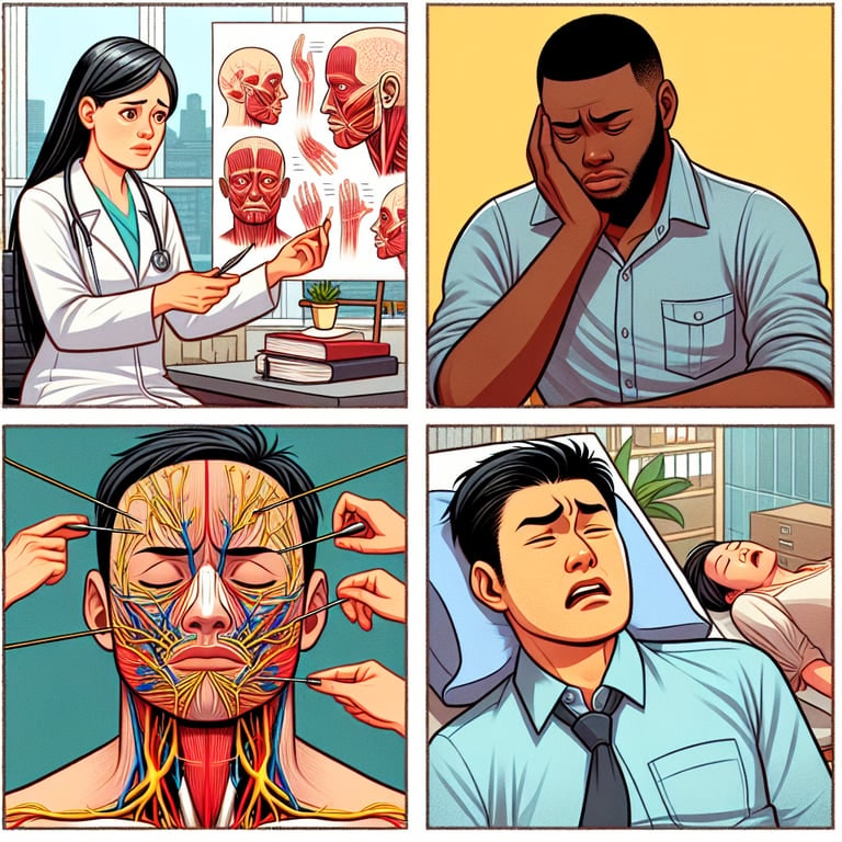 구안와사 전조증상 원인 치료 방법