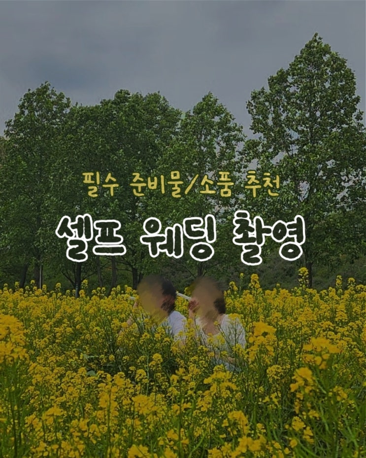  셀프 웨딩 촬영 기록[➌소품,필수준비물 추천] 총 지출비용 포함 | 서울,제주도 장소모음