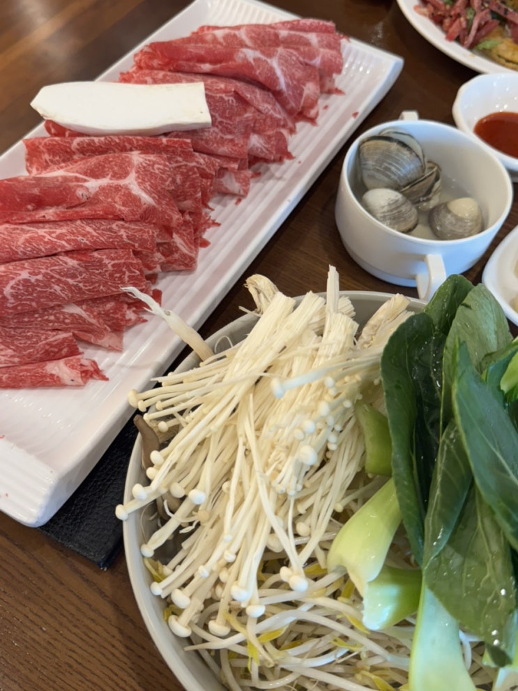  고잔동맛집 샤브샤브 뷔페 대박인 가족모임으로 추천하는 마루샤브 안산