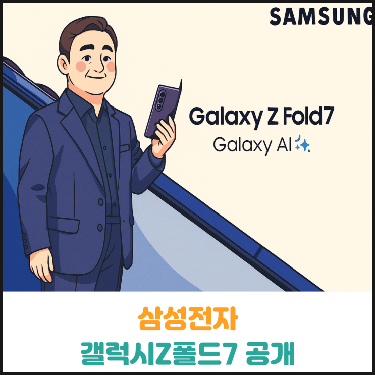  삼성전자 갤럭시Z폴드7 공개