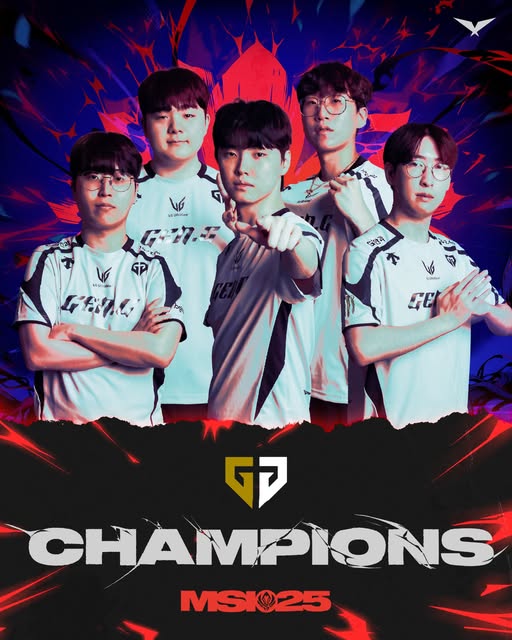  젠지 MSI 2025우승으로, 2년 연속 MSI 우승 달성!