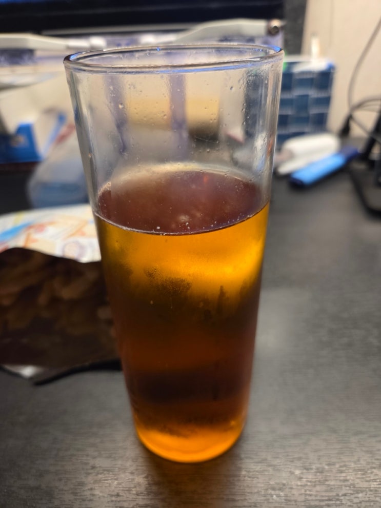  역시 비오는 날에는 맥주와 새우깡!