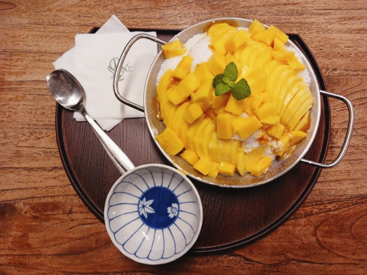  발산빙수맛집 카페드아야 생망고빙수