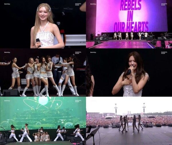아이브, K팝 걸그룹 최초 '롤라팔루자 베를린' 무대 올랐다