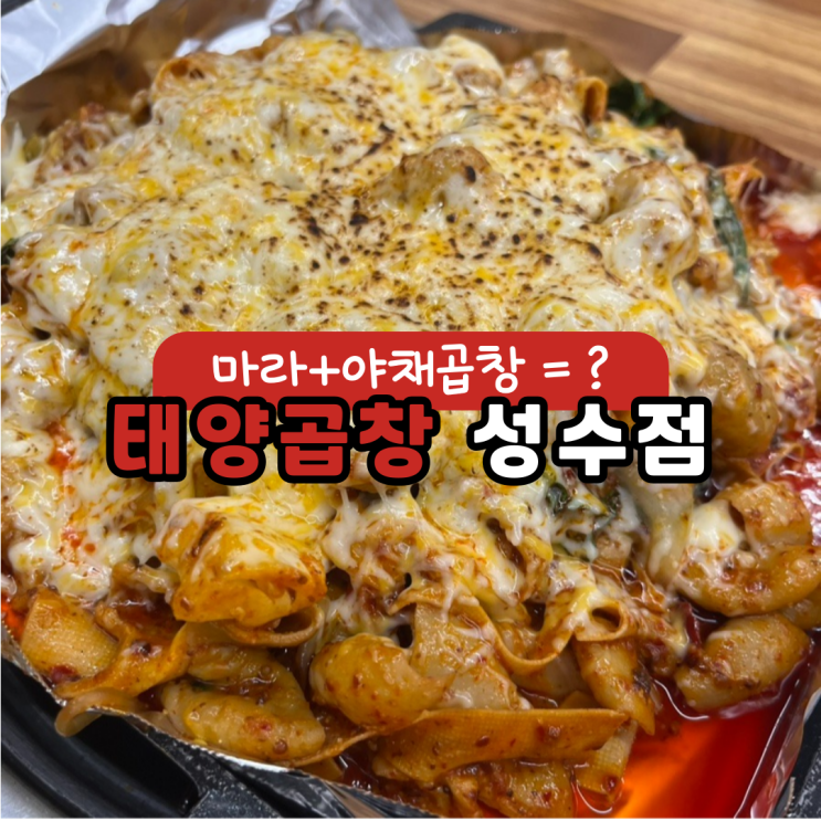  [성수 태양곱창] 마라+곱창 조합, 진짜 괜찮을까? (솔직후기)