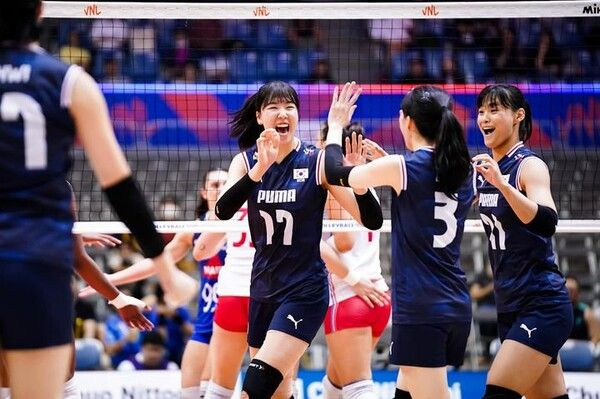 한국 여자배구, VNL 최종전서 프랑스에 완패…잔류 적신호