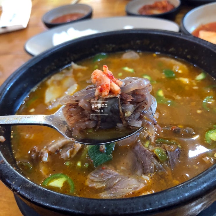  송도 순대국 맛집 해늘찹쌀순대 마늘 순대국밥