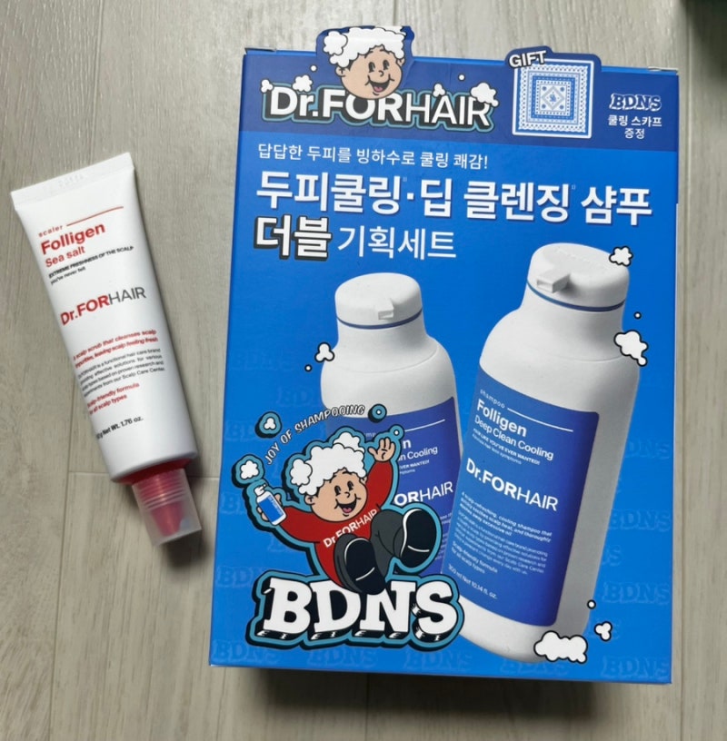 하루 1분 두피 스케일링 닥터포헤어 폴리젠 딥클링 쿨링샴푸 내돈내산 2주 사용후기