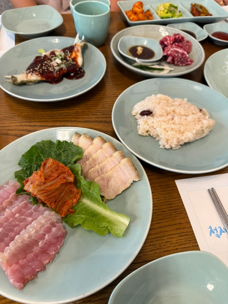  강진에서 먹는 한정식 : 청자골종가집 (특고배상 3인)