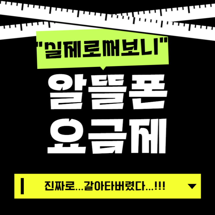   "실제로 써봤다!" 알뜰폰 요금제 갈아타기 후기