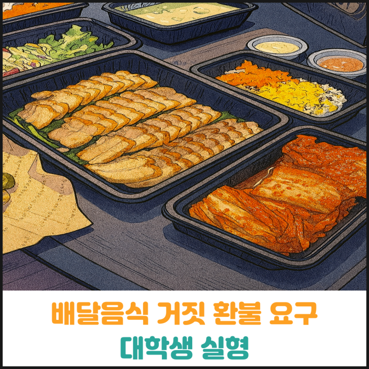  배달음식에 벌레 나왔다며 환불요구, 300번 속인 대학생 실형