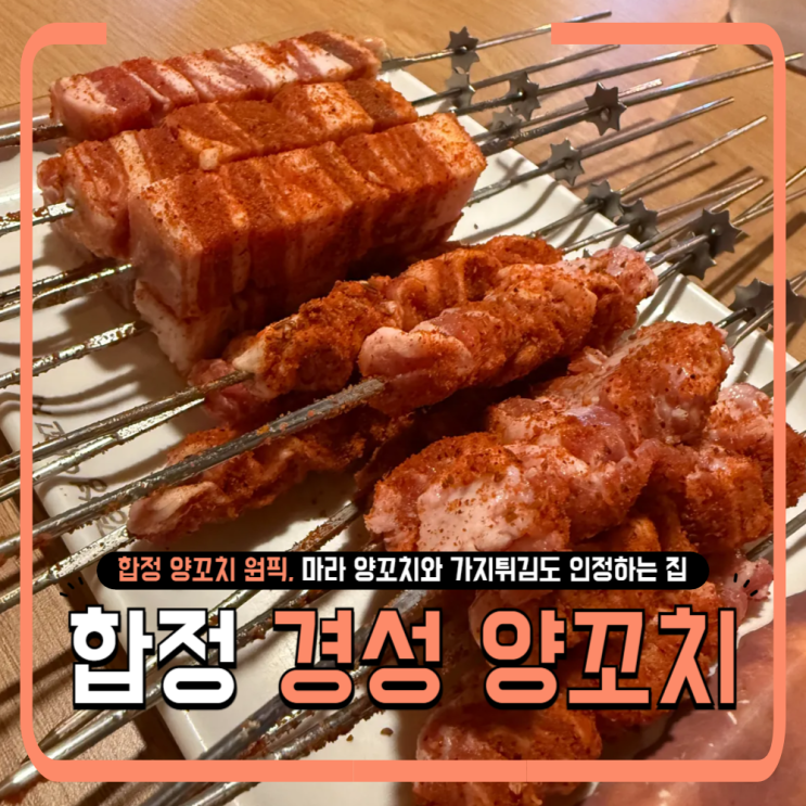  [마포 합정] 양꼬치 맛집 추천｜경성 양꼬치 메뉴·후기
