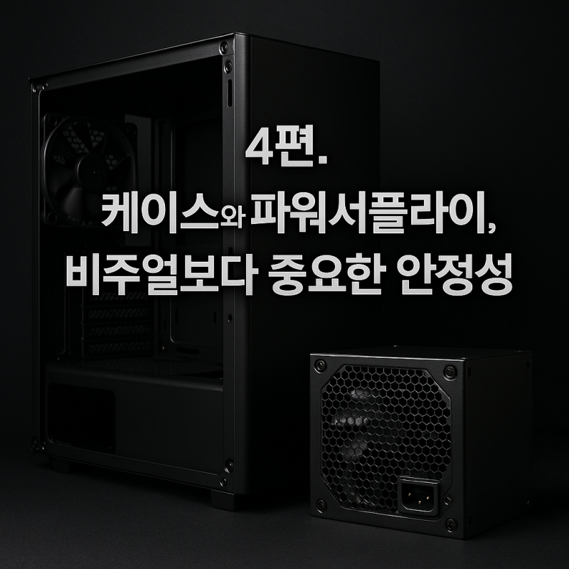 4편. 케이스와 파워서플라이, 비주얼보다 중요한 안정성
