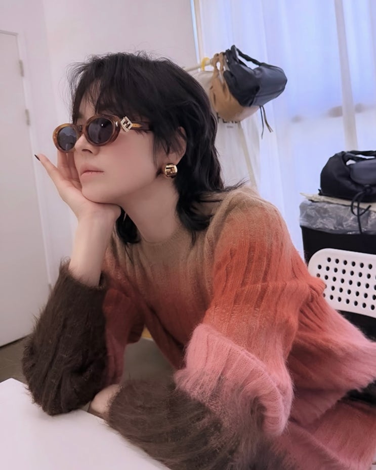  여자 숏컷 유행 조짐? 송혜교 머리, 울프컷 스타일 완벽 소화