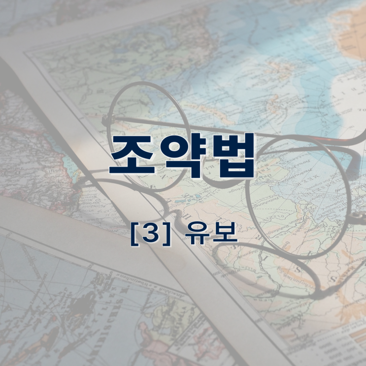  조약법 - 유보