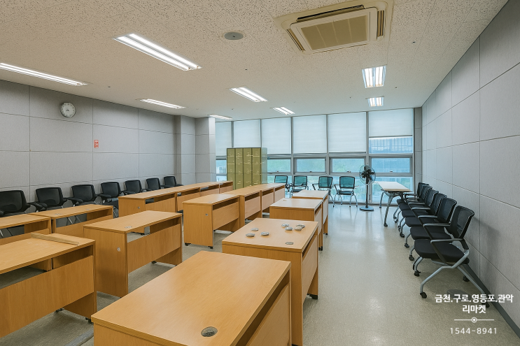  서울 금천구 300평 규모 중고 사무용가구 매입 창고형 매장 방문기