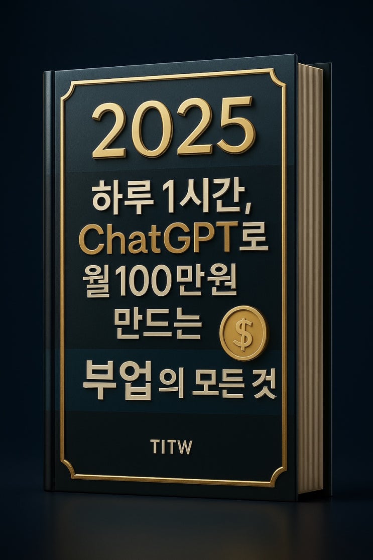  하루 1시간으로 월 100만원?!