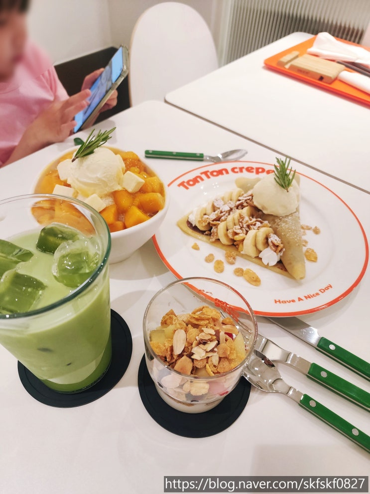  [두정동 카페] 천안에 없던 특별한 신상 디저트 카페 크레페 맛집, 통통크레페