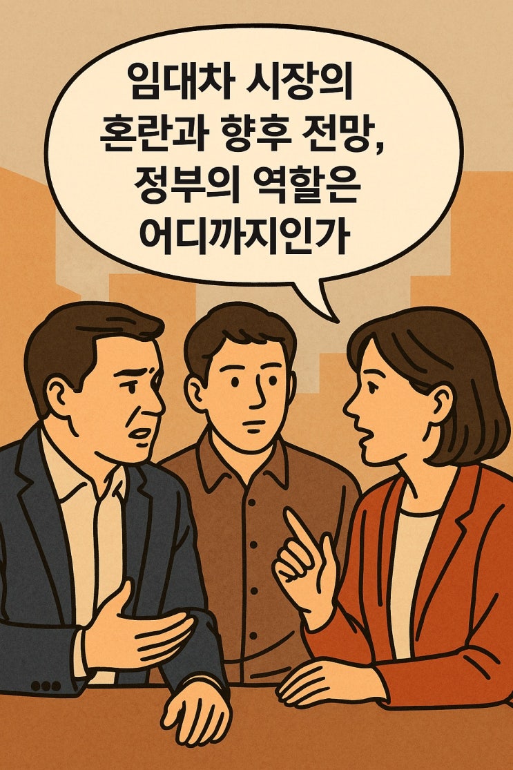  임대차 시장의 혼란과 향후 전망, 정부의 역할은 어디까지인가?